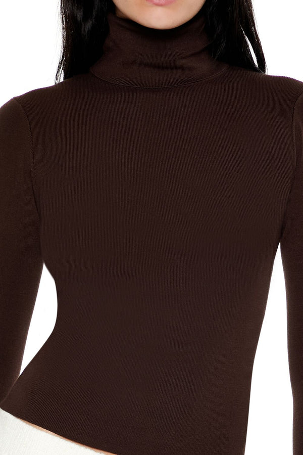 Forever 21 Fitted Turtleneck Sweater