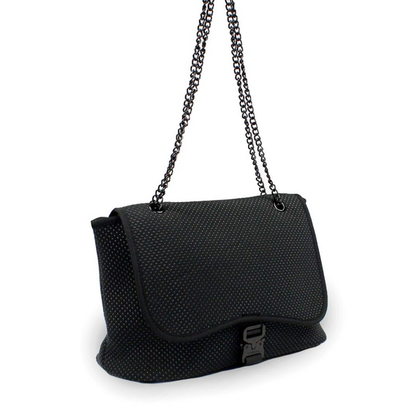 Forever 21 FLAP CROSSBODY BLACK