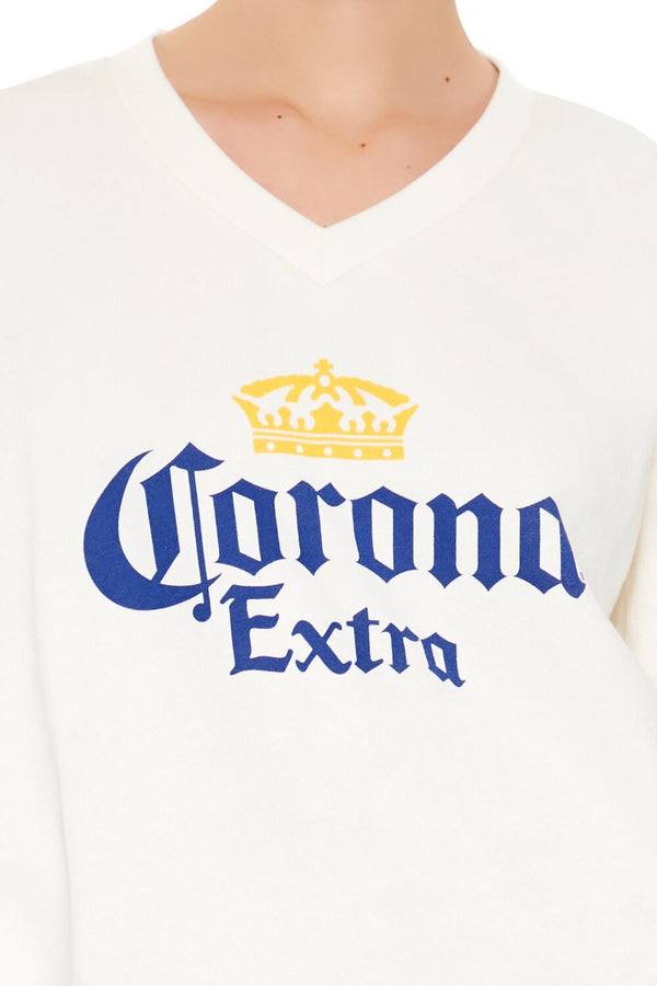 Forever 21 Fleece Corona Extra Oversized Top