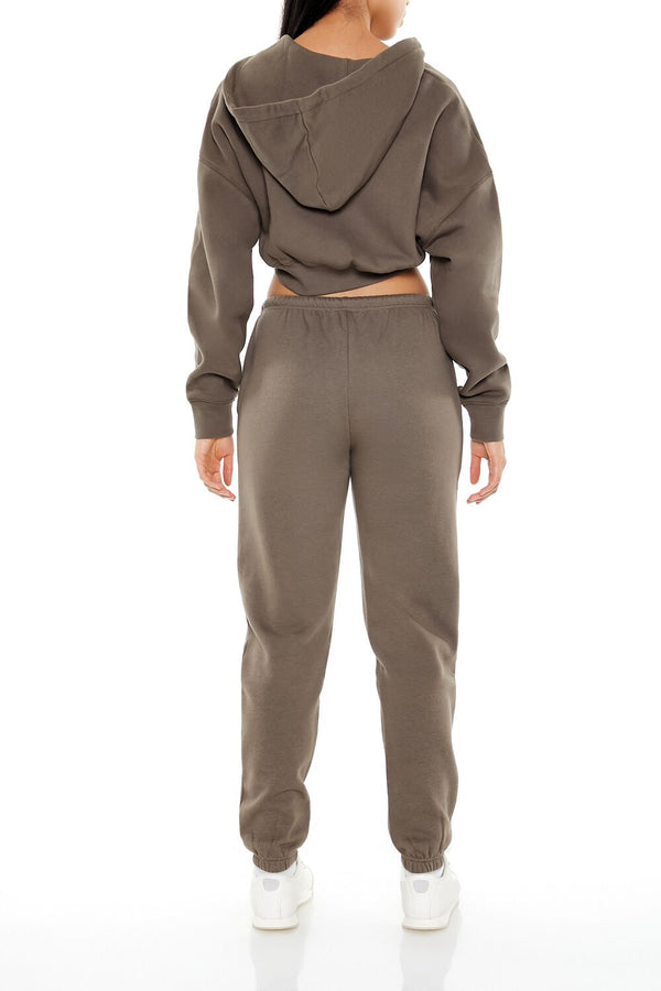 Forever 21 Fleece Drawstring Joggers