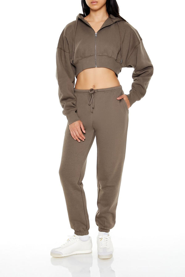 forever 21 Fleece Drawstring Joggers