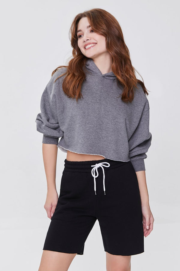 forever 21 Fleece Drawstring Sweatshorts