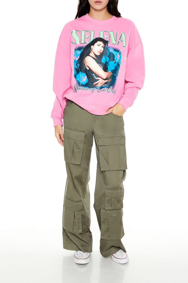 Forever 21 Fleece Selena Graphic Pullover