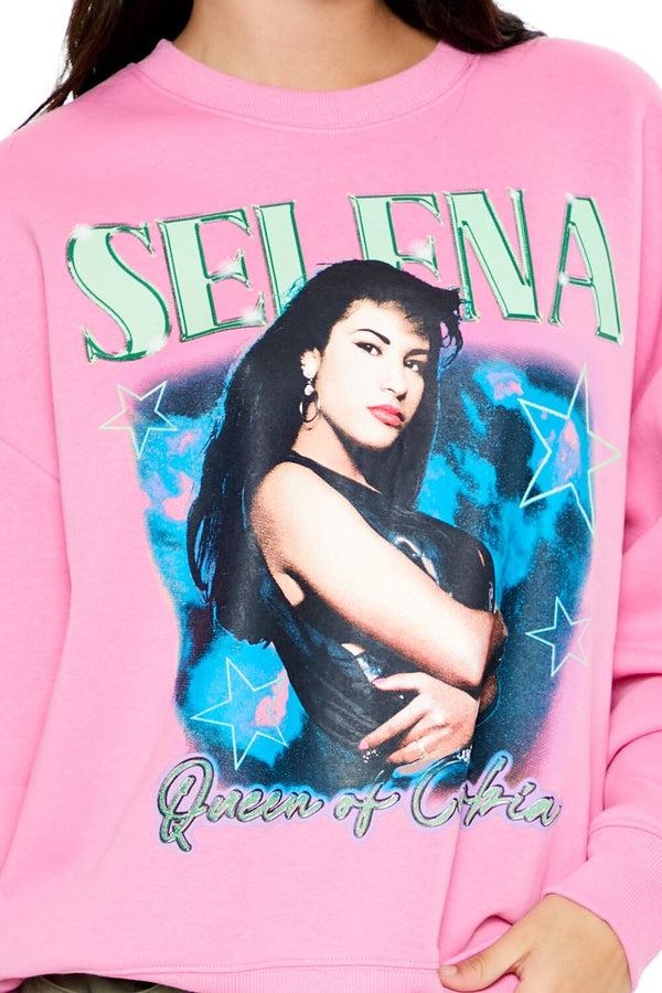Forever 21 Fleece Selena Graphic Pullover