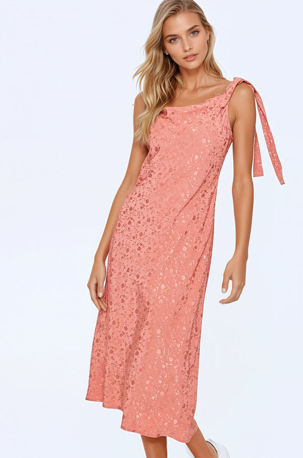 forever 21 Floral Cowl Neck Midi Dress