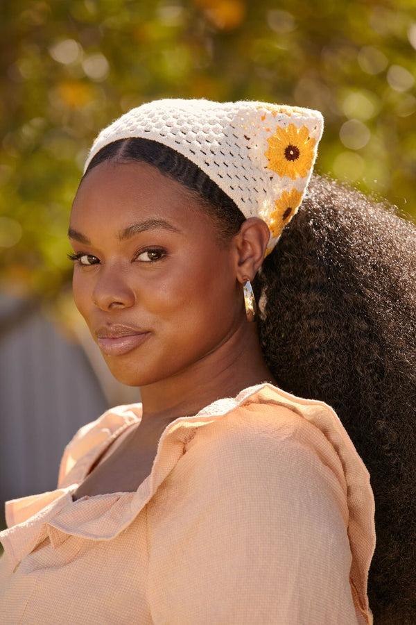 forever 21 Floral Crochet Headwrap