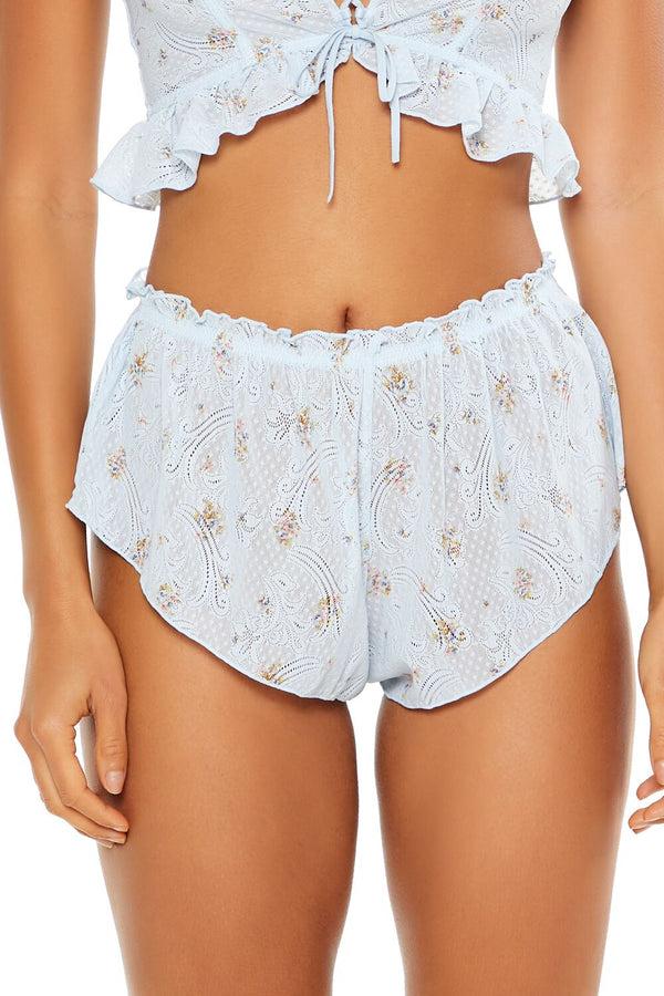 Forever 21 Floral Ruffle Shortie Panties