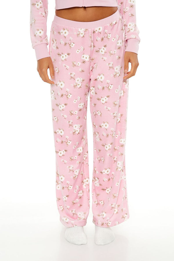 Forever 21 Floral Wide-Leg Pajama Pants