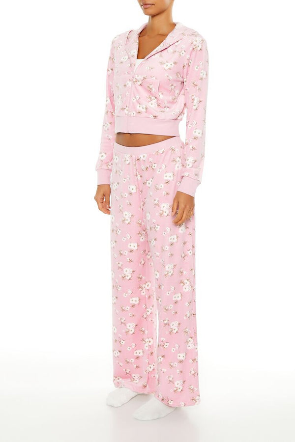 Forever 21 Floral Wide-Leg Pajama Pants