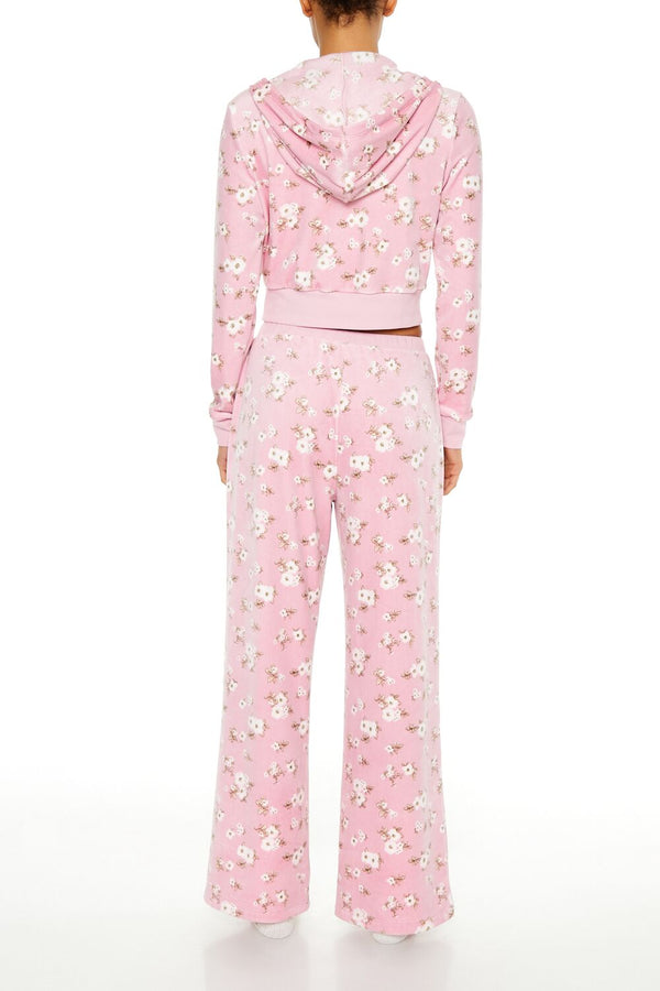 Forever 21 Floral Wide-Leg Pajama Pants