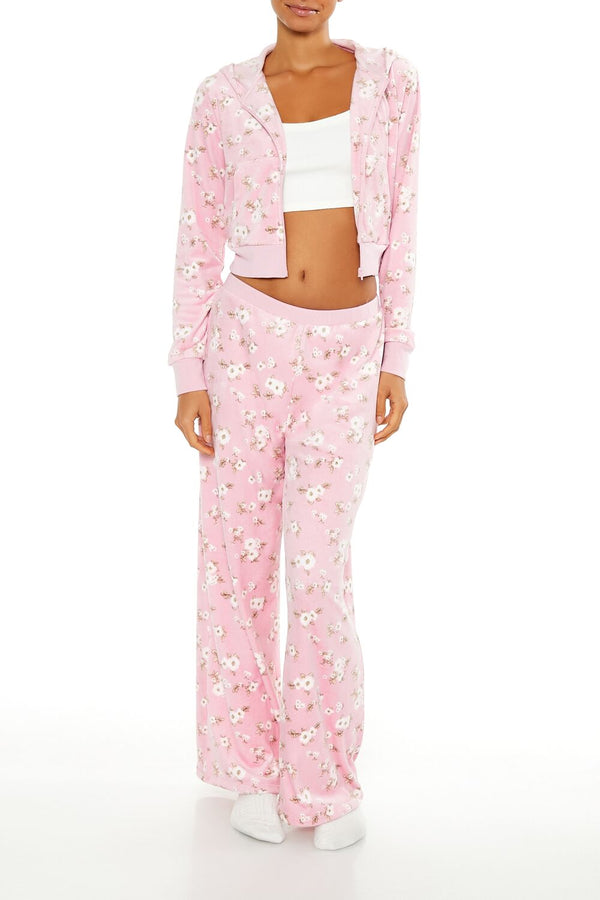 forever 21 Floral Wide-Leg Pajama Pants