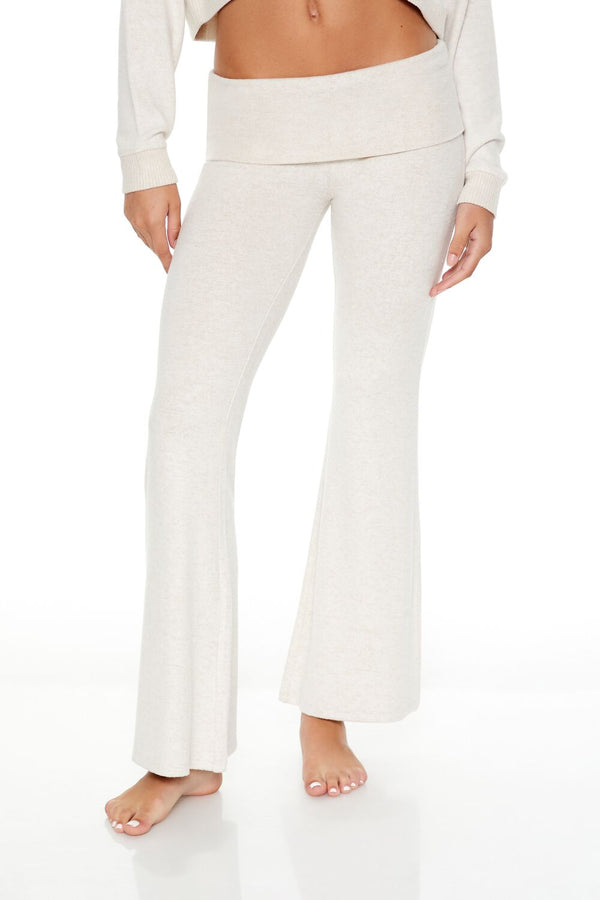 Forever 21 Foldover Flare Pajama Pants