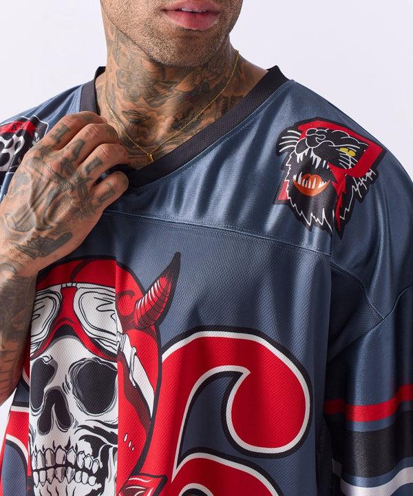 Forever 21 Football Jersey 66 - Grey