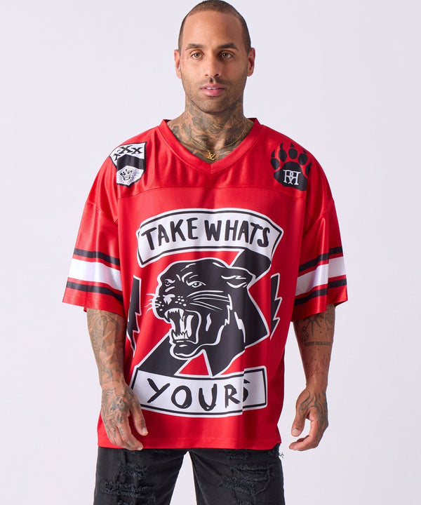 forever 21 Football Jersey - Red