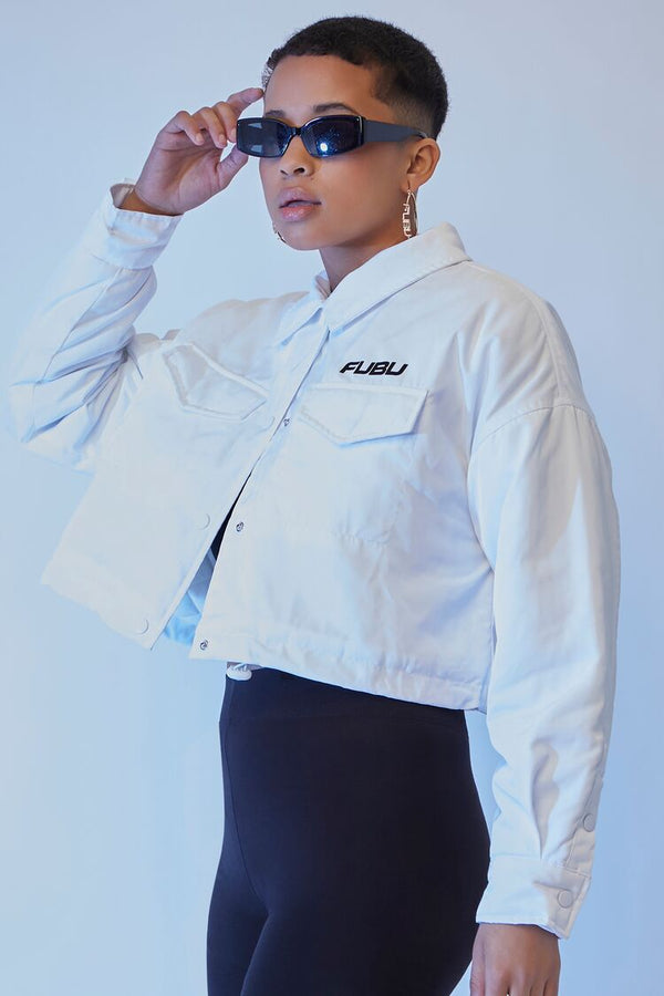Forever 21 FUBU Toggle-Hem Cropped Jacket