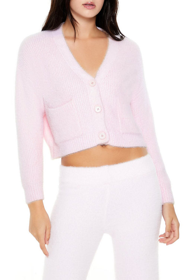 forever 21 Fuzzy Cardigan Sweater