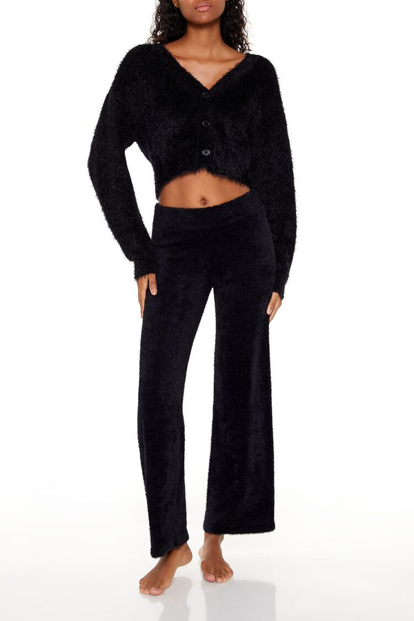 Forever 21 Fuzzy Knit Cardigan Sweater