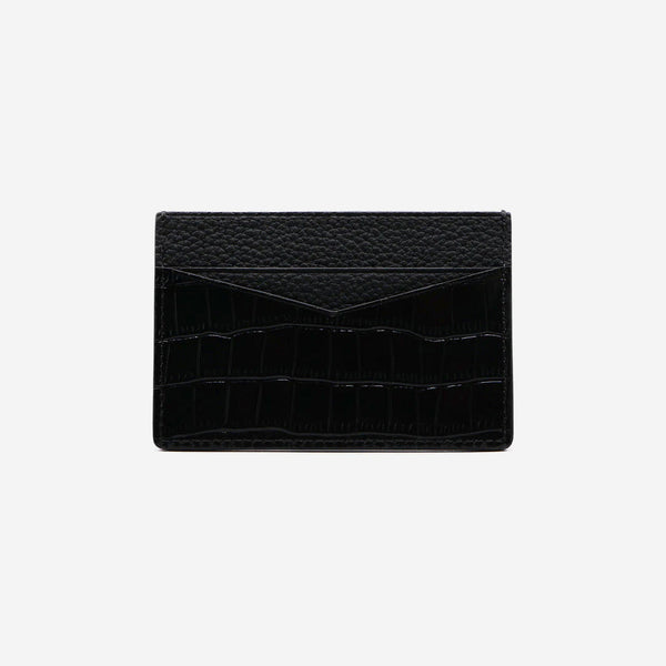 Forever 21 Genuine Croc Leather Slim Card Case