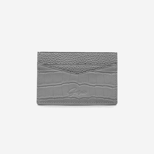 Forever 21 Genuine Croc Leather Slim Card Case