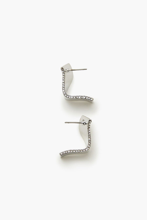 Forever 21 Geo Twisted Stud Earrings