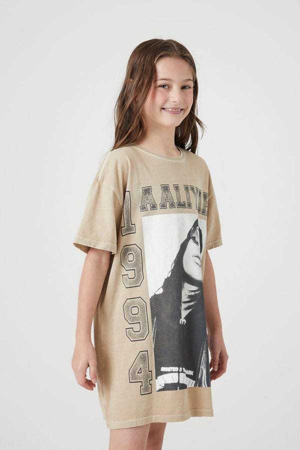Forever 21 Girls Aaliyah T-Shirt Dress (Kids)