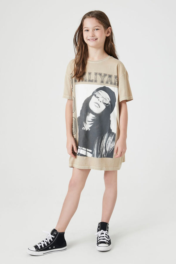 Forever 21 Girls Aaliyah T-Shirt Dress (Kids)