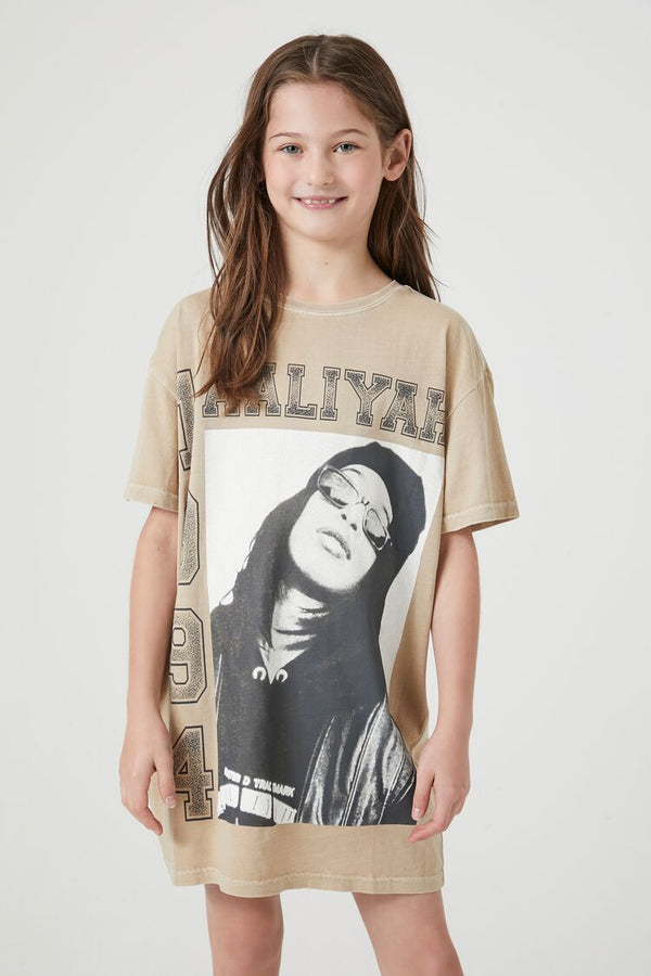 forever 21 Girls Aaliyah T-Shirt Dress (Kids)