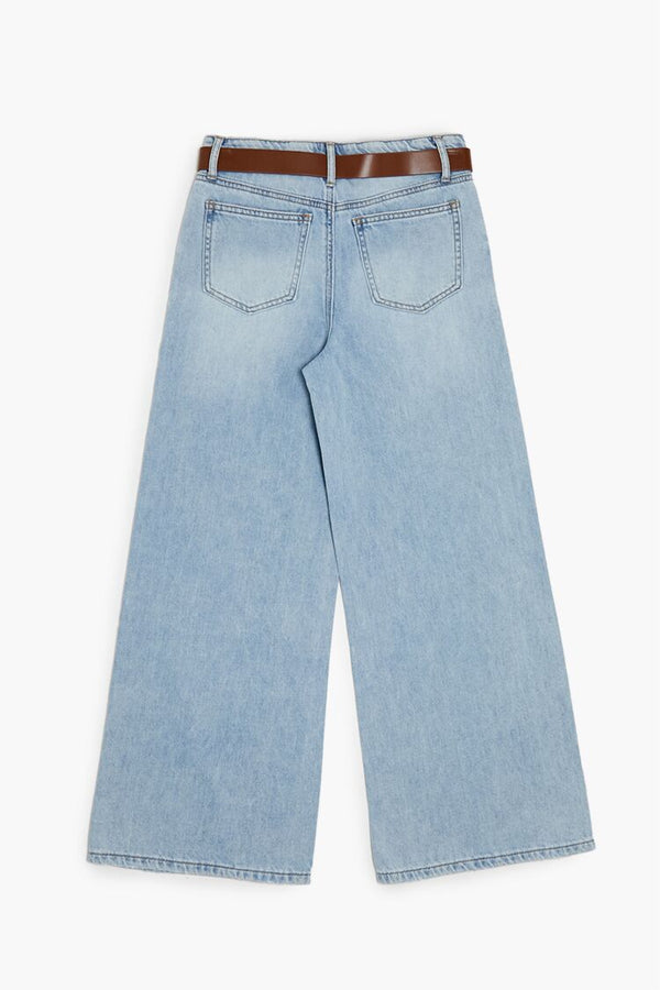 Forever 21 Girls Butterfly Belted Jeans (Kids)