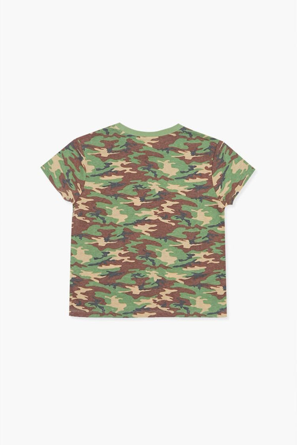 Forever 21 Girls Camo Print Tee (Kids)