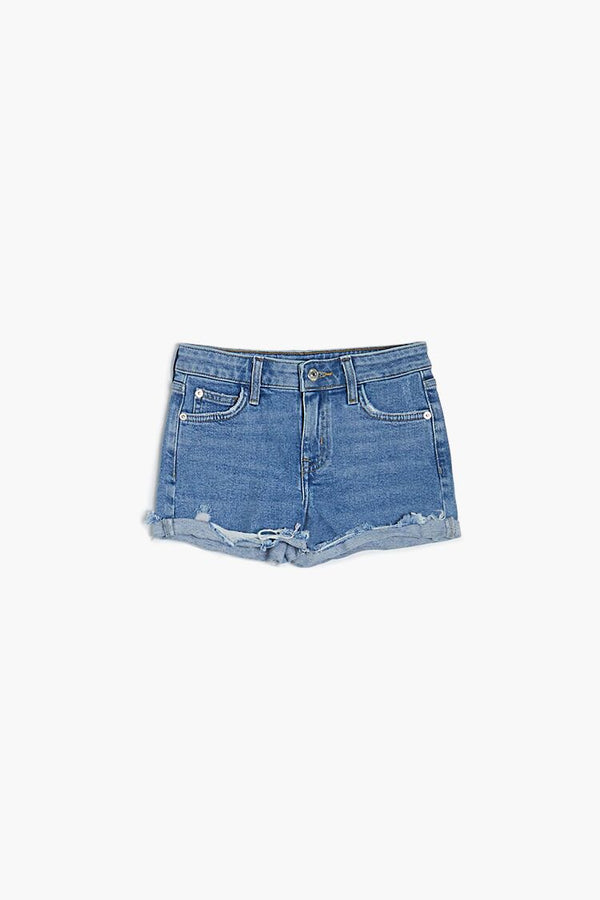 forever 21 Girls Distressed Denim Shorts (Kids)