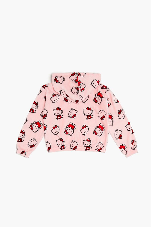Forever 21 Girls Hello Kitty Zip-Up Hoodie (Kids)