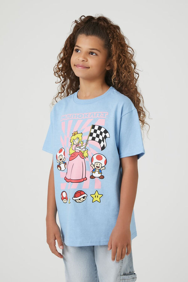 Forever 21 Girls Mario Kart Graphic Tee (Kids)