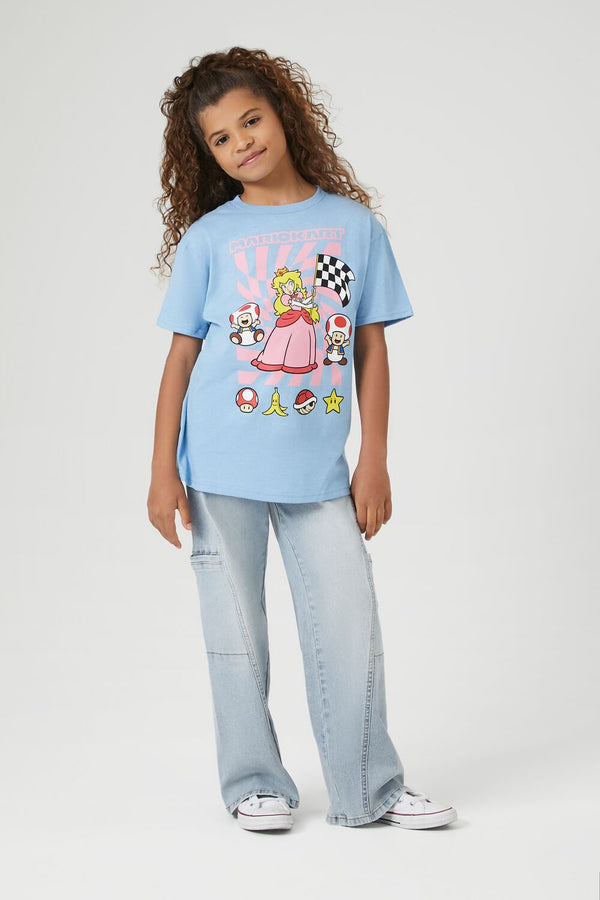 Forever 21 Girls Mario Kart Graphic Tee (Kids)