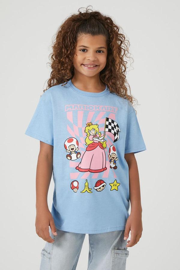 forever 21 Girls Mario Kart Graphic Tee (Kids)