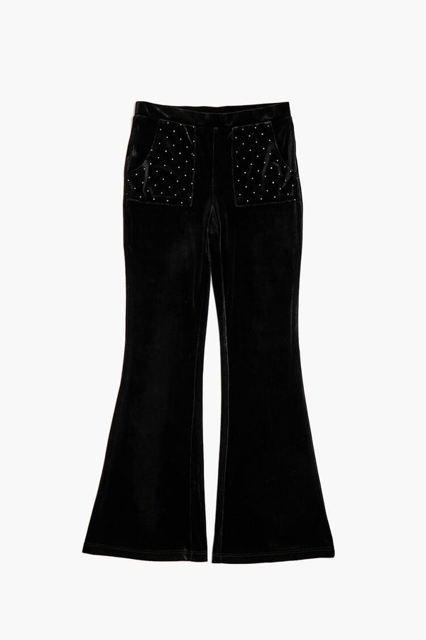forever 21 Girls Rhinestone Flare Pants (Kids)