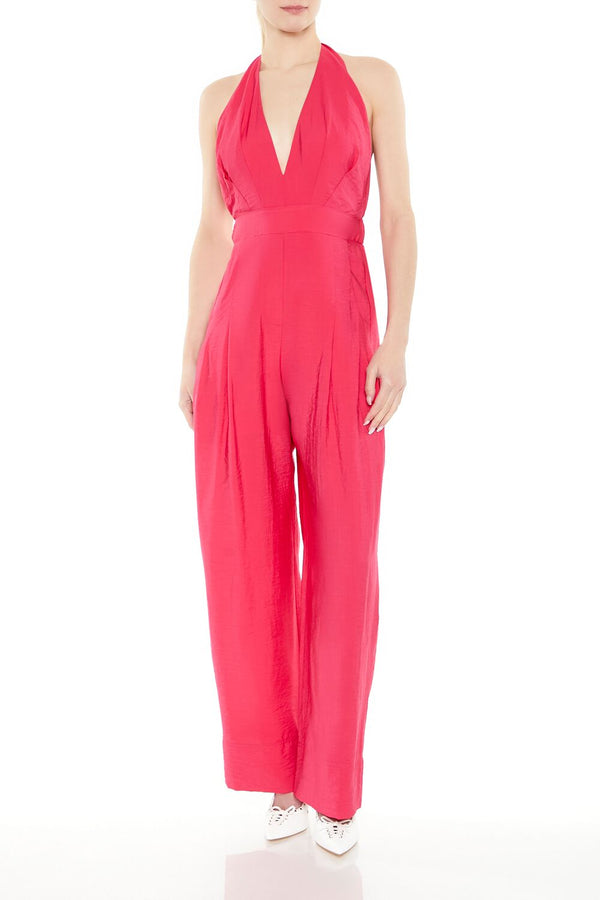 forever 21 Halter Wide-Leg Jumpsuit