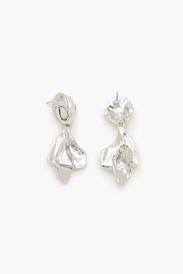 Forever 21 Hammered Abstract Drop Earrings