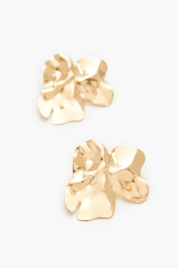 Forever 21 Hammered Abstract Drop Earrings