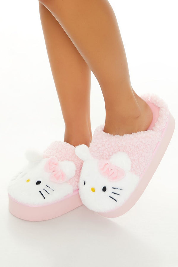 forever 21 Hello Kitty Platform House Slippers