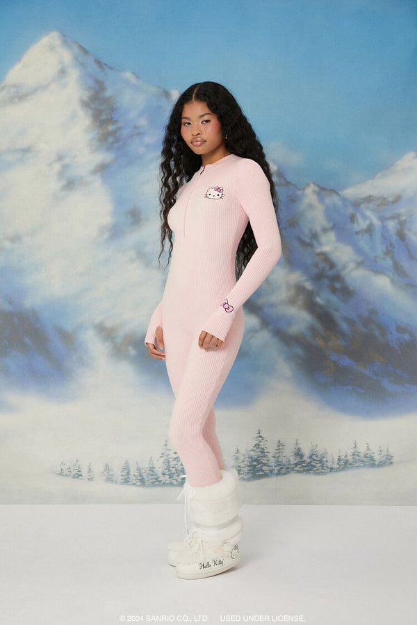 Forever 21 Hello Kitty Ribbed Jumpsuit