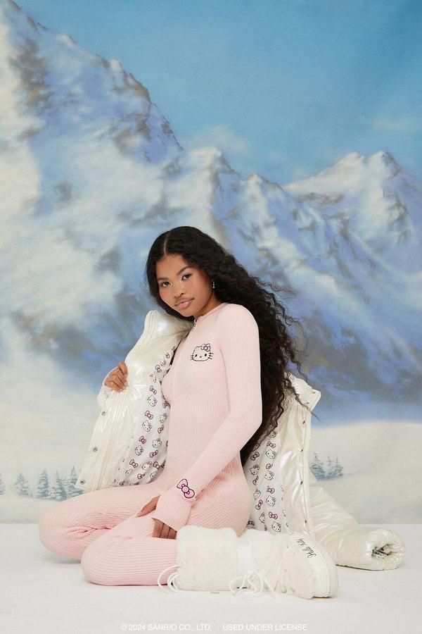 forever 21 Hello Kitty Ribbed Jumpsuit