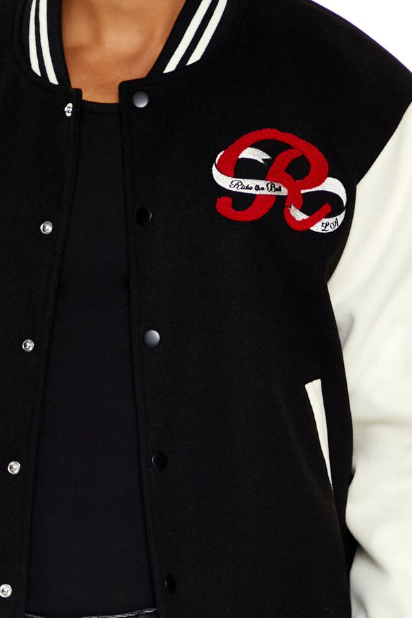 Forever 21 Horseshoe Varsity Bomber Jacket