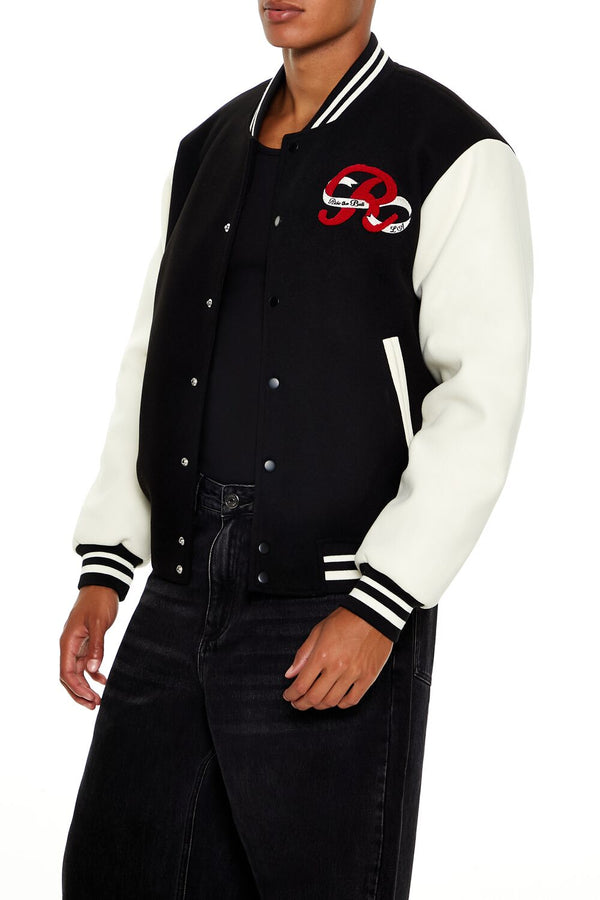 Forever 21 Horseshoe Varsity Bomber Jacket