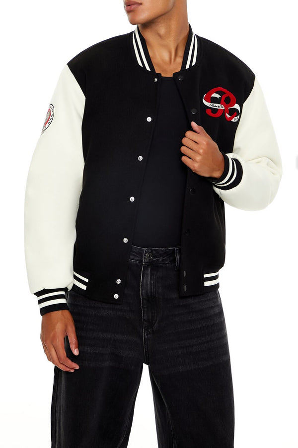 forever 21 Horseshoe Varsity Bomber Jacket