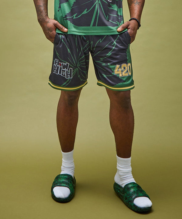 forever 21 How High Basketball Short - Black