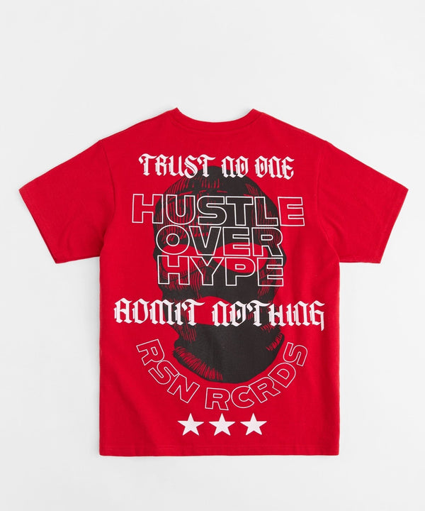 forever 21 Hustle Over Hype Short Sleeve Tee - Red