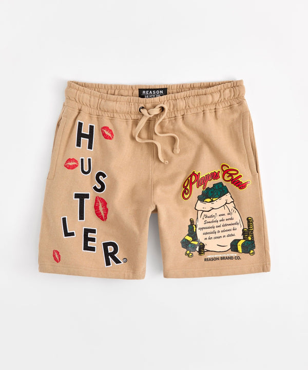forever 21 Hustler Players Club Short - Clay