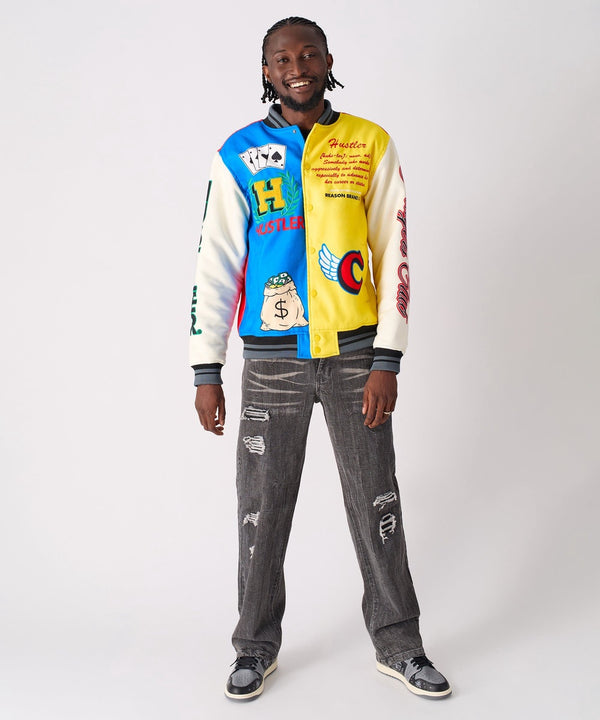 Forever 21 Hustler Varsity Jacket