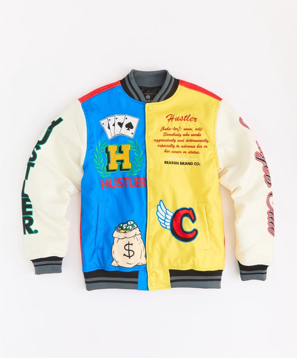 forever 21 Hustler Varsity Jacket