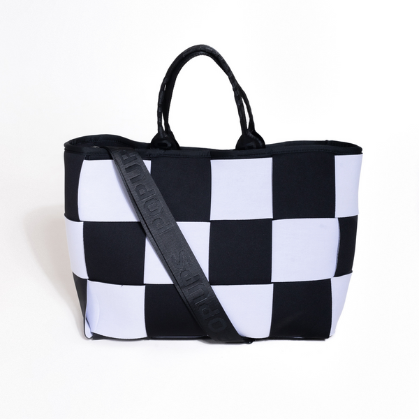 forever 21 ICON TOTE BLACK and WHITE